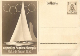 Germany Olympic Gemes 1936 Postal Stationery Postkarte - Sommer 1936: Berlin