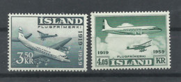 ISLANDIA   YVERT  AEREO  30/31   MNH  ** - Airmail