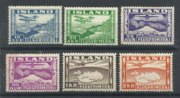 ISLANDIA   YVERT  AEREO    15/20     MH  *   (PUNTOS  DE OXIDO) - Luftpost