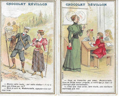 2 CHROMO CHOCOLAT REVILLON 1900 - Revillon