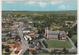 MOISLAINS - Vue Aérienne Du Centre - 105x150 Dentelée, Glacée - Belle Flamme Coudekerque 200 Ans D'histoire - Moislains