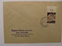 1944  Deutsches Dt Reich Cover Suède Mi 869 Bord De Feuille - Lettres & Documents