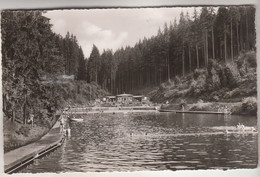 C4574) ALTENAU Im Oberharz - WALDSCHWIMMBAD Okerteich 20.03.1957 - Altenau