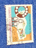 TÜRKEY--1980-90 -  100L   DAMGALI - Used Stamps