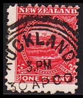 1900. New Zealand. White Terrace, Rotomahana ONE PENNY  Luxus Cancelled AUCKLAND 30 AP 00. (MICHEL 95) - JF529386 - Usati