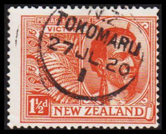 1920. New Zealand. Victory Stamps 1½ D  Maori. LUXUS Cancelled N.Z. TOKOMARU 27 JL 20.  (MICHEL 157) - JF529397 - Usati