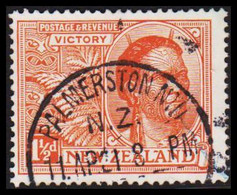 1920. New Zealand. Victory Stamps 1½ D  Maori. LUXUS Cancelled PALMERSTON NTH 11. AP 21.  (MICHEL 157) - JF529398 - Usati