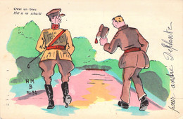 MILITARIAT - Humoristique - C'est Un Bleu - HBM N°32 - Carte Postale Ancienne - Humorísticas