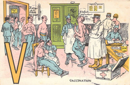 MILITARIAT - Humoristique - A. GAILLART - Vaccination - Médecine - Carte Postale Ancienne - Humorísticas