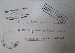 O 9  Carte Ou Lettre  Postes Aux  Armées Metz - Military Airmail