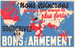 MILITARIAT - Propagande - Nous Vaincrons Parce Que Nous Sommes Les Plus Forts - Bons D'armement - Carte Postale Ancienne - Heimat