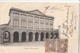 Cartolina - Postcard /   Viaggiata - Sent /  Cesena - Teatro Comunale - Cesena