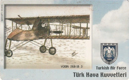 Turkey, TR-C-078, Turkish Air Force, Voisin 1918-18, Airplane, 2 Scans. - Türkei