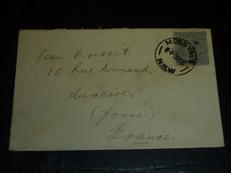 ENVELOPPE EXPEDIE D'AUTRALIE DE LA VILLE " MOSS VALE " 1929 POUR LA FRANCE TIMBRE N°54 (02/23) - Storia Postale