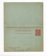 !!! COTE D'IVOIRE, ENTIER POSTAL AVEC CARTE REPONSE CP6 NEUF - Storia Postale