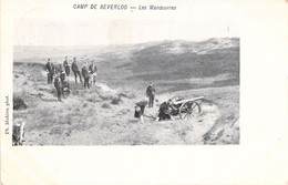 MILITARIAT - Camp De Beverloo - Les Manoeuvres - Carte Postale Ancienne - Casernas