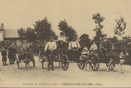 C.P. - BRINON SUR SAULDRE - CONCOURS DE VOITURE A CHIEN - REPRODUCTION - C'ETAIT LA FRANCE - 1223 - CECODI - - Brinon-sur-Sauldre