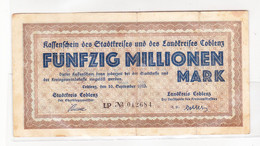 Funfzig Millionen Mark - Administración De La Deuda