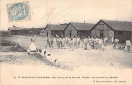 MILITARIAT - Saint Aubin Du Cormier - Au Camp De La Lande D'Ouée - La Corvée Du Matin - Carte Postale Ancienne - Casernas