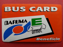 BUS CARD ORANGE Daruma URMET 10u Telephone Test Inductive Mint Unused Neuve (BA1019 - Tests & Servizi