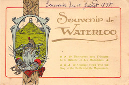 POLITIQUE - Napoléon - Souvenir De Waterloo - Carte Postale Ancienne - Personnages