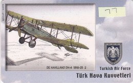 Turkey, TR-C-077, Turkish Air Force, De Havilland DH-4 1918-25, Airplane, 2 Scans.  Please Read - Türkei