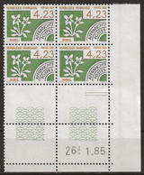 FRANCE: COINS DATES, PREO. **, N° YT 189, Mill. 1985, TB - 1980-1989