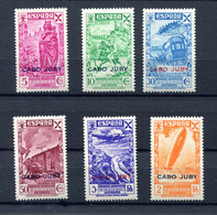 1943.CABO JUBY.BENEFICENCIA.EDIFIL 12/17**.NUEVOS SIN FIJASELLOS(MNH).CATALOGO 74 - Cabo Juby