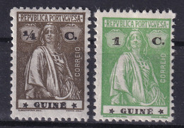 GUINEA 1914 - MLH - Sc# 140, 142 - Portuguese Guinea
