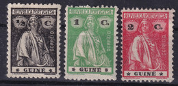 GUINEA 1919-20 - MLH - Sc# 157-159 - Guinea Portuguesa