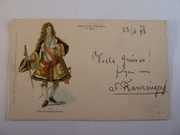 HISTORISCHE TRACHTEN N°9   1710  TRACHT EINES FRANZÖSISCHEN HOFMANNS - Fashion