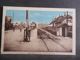 CPSM - Saint-Ouen (Somme) - Quartier De La Gare - Saint Ouen