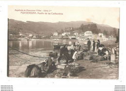 SPAIN ESPAÑA PONTEVEDRA GALICIA MUELLE DE LAS CORBACEIRAS No.324 FOTOTIPIA THOMAS BARCELONA UNUSED - Pontevedra