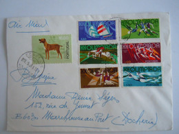 Portugal Lettre Cover 1981 Jeux Olympiques De Munich, Chien Yv 1156-1161 + 1502 - Lettres & Documents