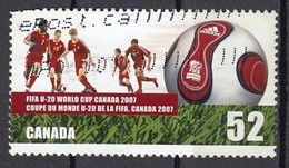 CANADA 2409,used,falc Hinged,football - Used Stamps