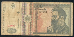 ROMANIA P101a 500 LEI DECEMBER 1992 #C.0004   FINE - Roumanie