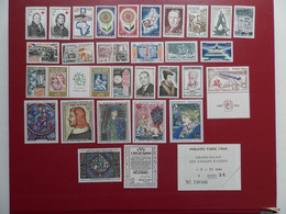 FRANCE ANNEE COMPLETE 1964 SOIT 31 TIMBRES POSTE SANS CHARNIERE NI TRACE 1ER CHOIX - 1960-1969