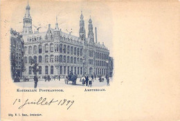 Pays Bas - Amsterdam - Koninklijk Postkantoor - Edit. N.J. Boop - Précurseur - Oblitéré 1899 - Carte Postale Ancienne - Amsterdam