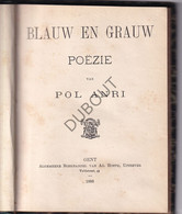 Gent - Blauw En Grauw Poëzie - Pol Anri - 1886 (W176) - Oud