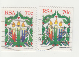 Zuid-Afrika Michel-cat. 1024 D Rechts/1024 E Ul Gestempeld - Used Stamps