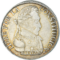 Monnaie, Bolivie, 4 Soles, 1830, Potosi, JL, TB+, Argent, KM:96a.1 - Bolivië