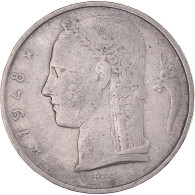 Monnaie, Belgique, 5 Francs, 5 Frank, 1948, TB, Cupro-nickel, KM:135.1 - 5 Francs