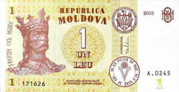 MOLDOVA 1 LEU 2015 P 21 UNC SC NUEVO - Moldavie