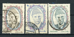 PAKISTAN : ANNI. DE L'INDEPENDANCE -   N° Yvert 729C+729D+729F Obli. - Pakistan