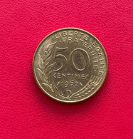 Belle Monnaie De 50 Centimes 1962. Etat TTB - 50 Centimes