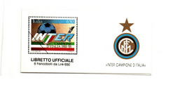 1989 - Italia Libretto Ricordo 4 Inter Campione D'Italia   ------ - Markenheftchen