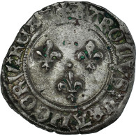 Monnaie, France, Charles VII, Blanc Aux Trois Lis, Tours, TTB, Billon - 1422-1461 Carlos VII El Victorioso