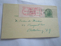 Carte Entier Postal Usa 1952 COMMUNITY CONCERTS INC - Autres & Non Classés