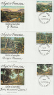 Polynésie FDC 1996 Tahiti Autrefois 498-500 - FDC