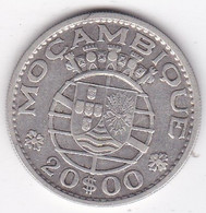 Colonie Portugaise, Mozambique , 20 Escudos 1960 . Argent, KM# 80 - Mozambico